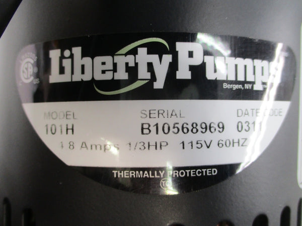 LIBERTY PUMPS 101H TN03C02 115V 4.8A NSNP