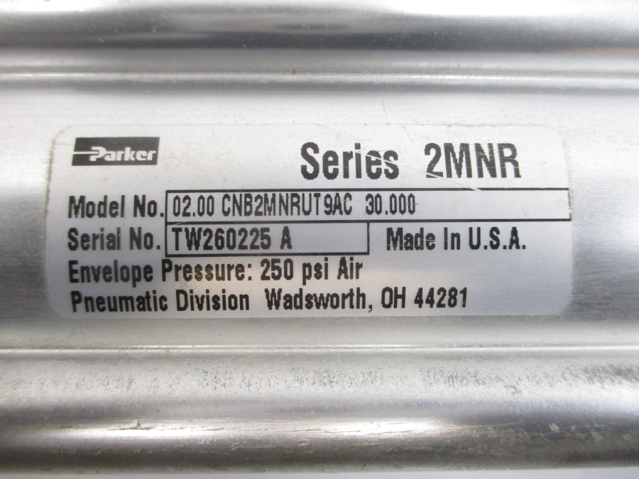 PARKER 02.00CNB2MNRUT9AC30.000 SER. 2MNR 250PSI UNMP