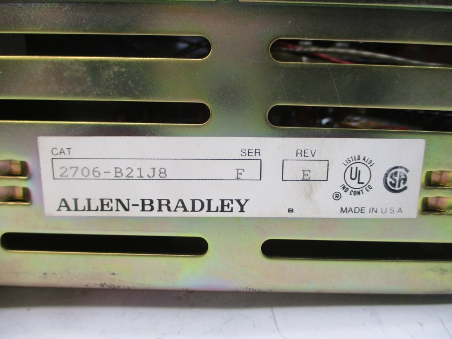 ALLEN BRADLEY 2706-B21J8 SER. F 110/120VAC REV. E NSNP