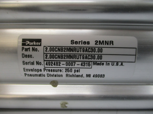 PARKER 2.00CNB2MNRUT9AC30.00 250PSI UNMP