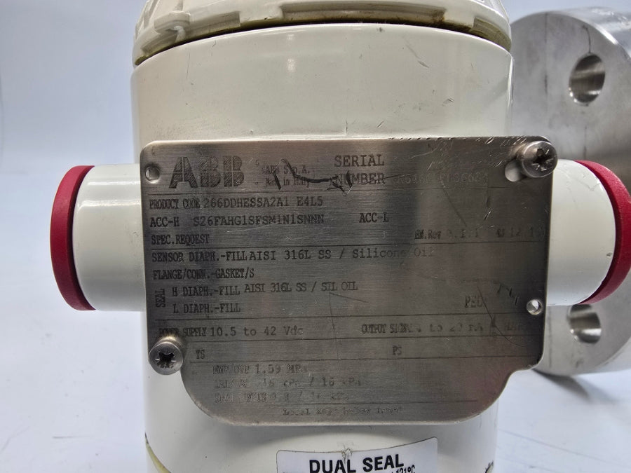 ABB 266DDHESSA2A1E4L5 S26FAHG1SFSM1N1SNNN 10.5-42VDC REV. 0.1.1 NSNP