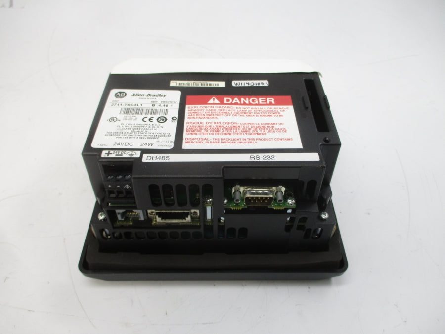 ALLEN BRADLEY 2711-T6C3L1 SER. B F/W 4.46 24VDC REV. F REMAN
