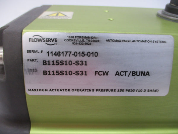 FLOWSERVE B115S10-S31 150PSI NSNP