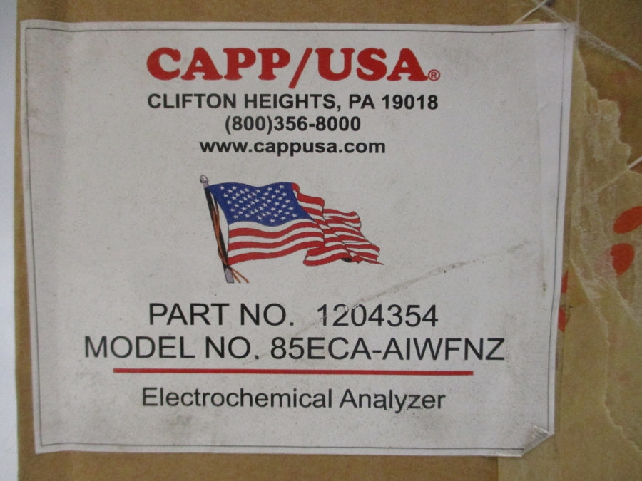 ANALYZER 1204354 85ECA-AIWFNZ 120VAC 5A NSMP
