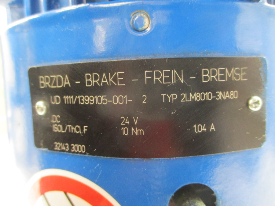SIEMENS 1LA7080-6AA12-Z 2LM8010-3NA80 230/400-460V 2.1/1.2-1.20A NSNP