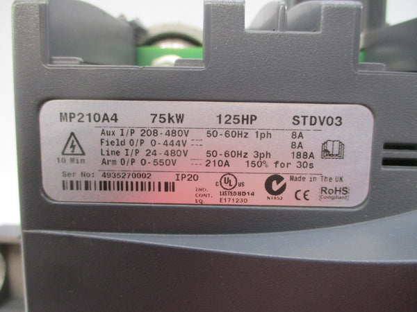 EMERSON MP210A4 STDV03 208-480V 8A NSNP