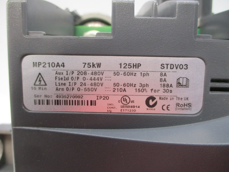 EMERSON MP210A4 STDV03 208-480V 8A NSNP