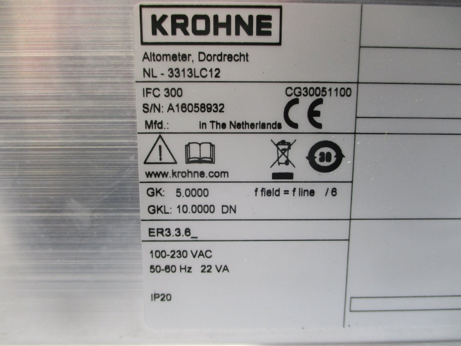 KROHNE IFC300RL 100-230VAC NSNP