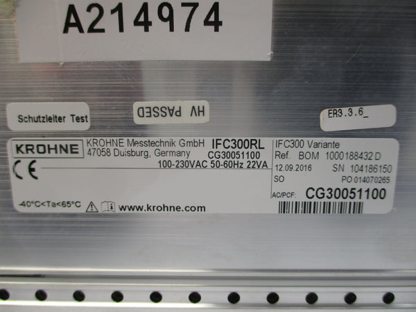 KROHNE IFC300RL 100-230VAC NSNP
