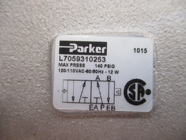 PARKER L7059310253 110/120VAC 140PSI NSNP