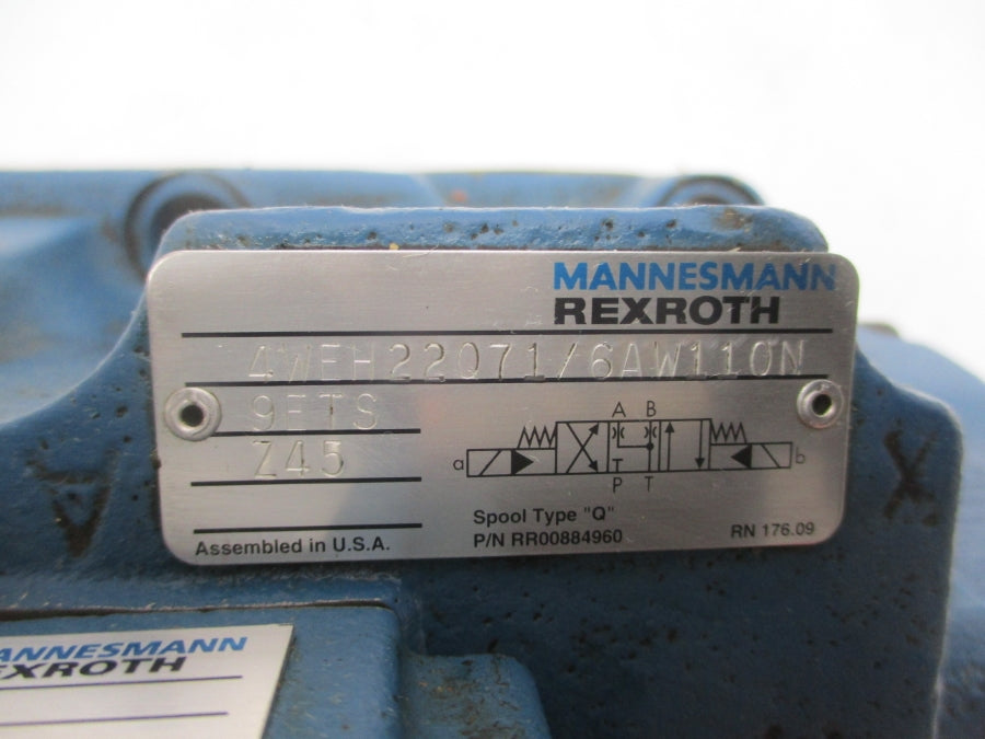 REXROTH 4WEH22071/6AW110N 110/120V UNMP
