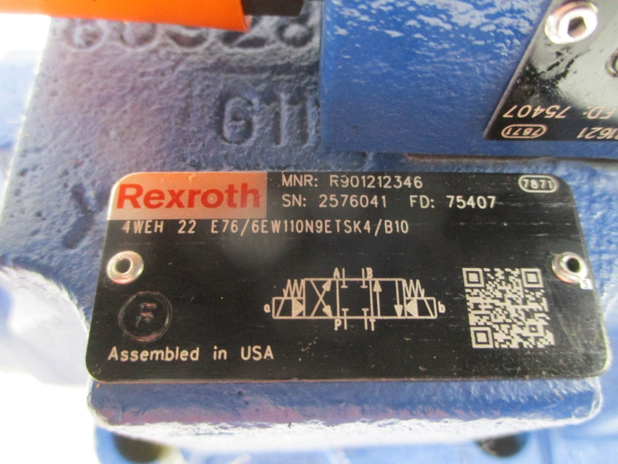 REXROTH 4WEH22E76/6EW110N9ETSK4/B10 R901212346 110/120V NSNP