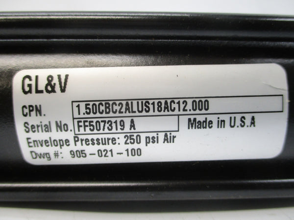 GL&V 1.50CBC2ALUS18AC12.000 250PSI NSNP