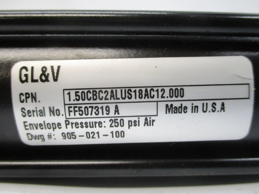 GL&V 1.50CBC2ALUS18AC12.000 250PSI NSNP