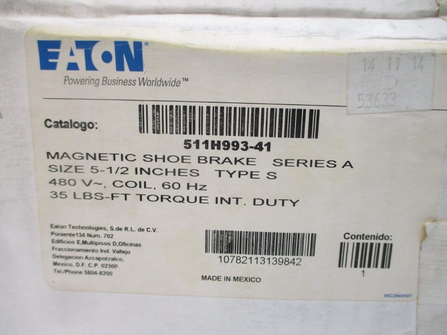 EATON 511H993-41 SER. A 480V NSMP