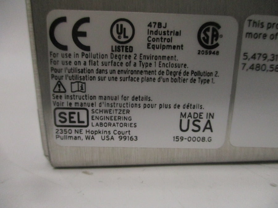 SEL SPEC-1420 0387504X5HXX4XX 125/250VAC 5A NSNP