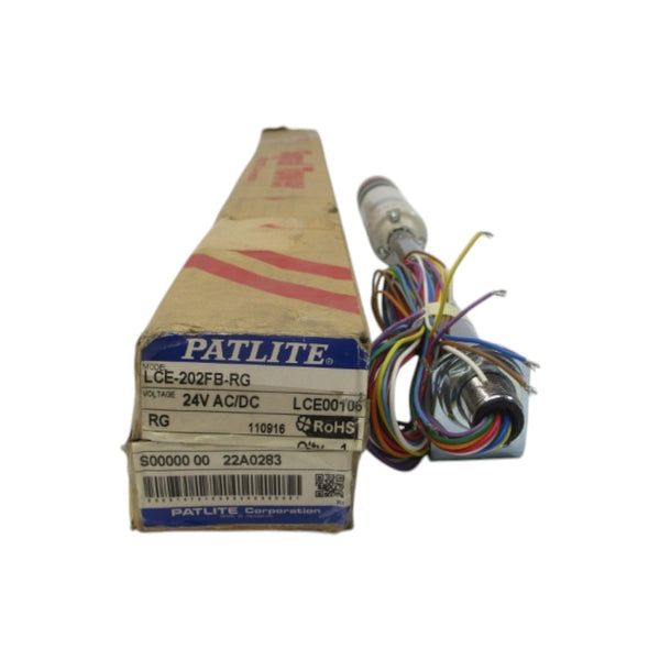 PATLITE LCE-202FB-RG 24VAC/DC 0.2A NSMP