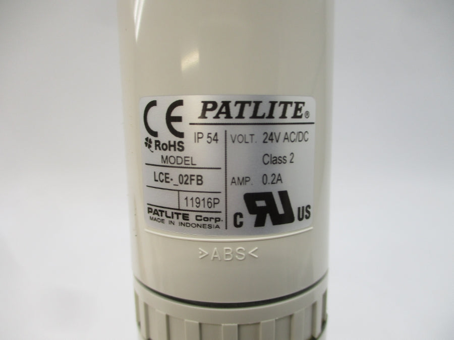 PATLITE LCE-202FB-RG 24VAC/DC 0.2A NSMP