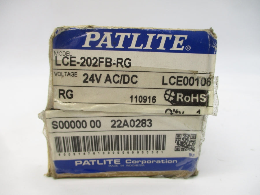 PATLITE LCE-202FB-RG 24VAC/DC 0.2A NSMP