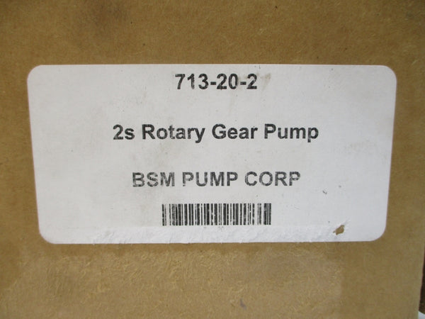 BSM PUMP 713-20-2 NSFS