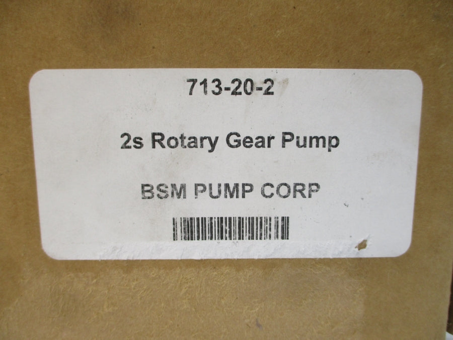 BSM PUMP 713-20-2 NSFS