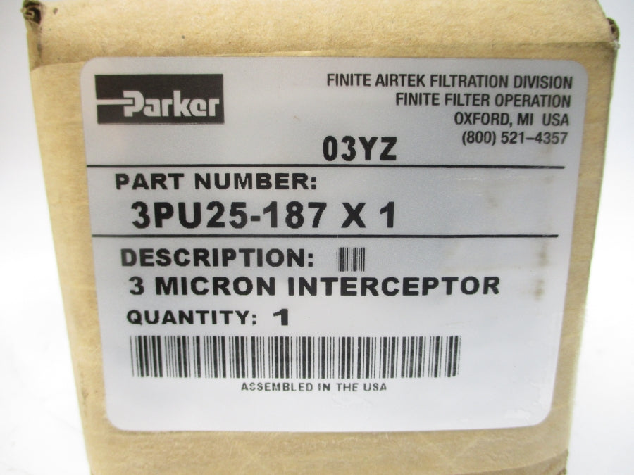 PARKER 3PU25-187 NSFS