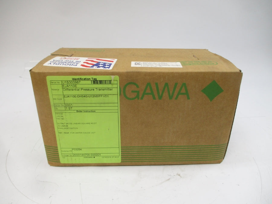 YOKOGAWA EJA110E-DHS4G-U12NB/FF/D1 NSFS