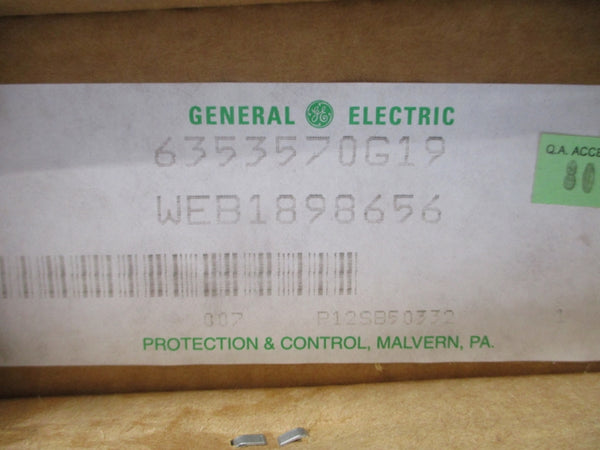 GENERAL ELECTRIC 6353570G19 NSFS