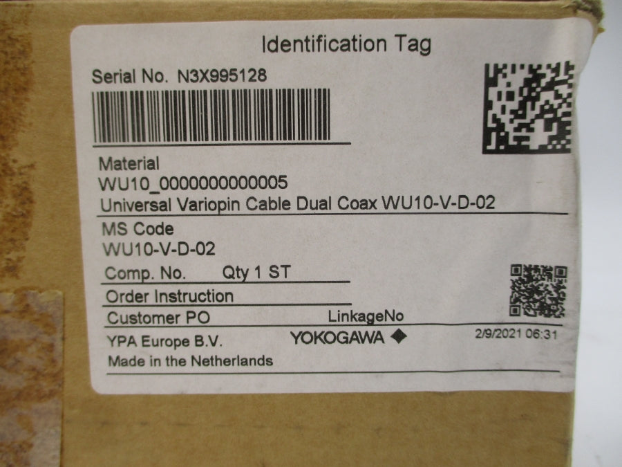 YOKOGAWA WU10-V-D-02 NSMP