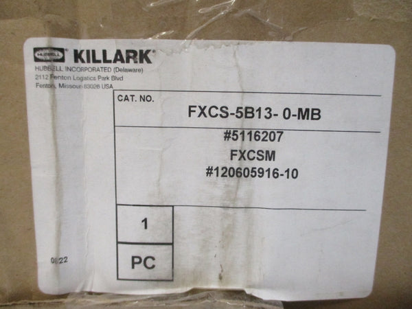 HUBBELL FXCS-5B13-0-MB NSMP