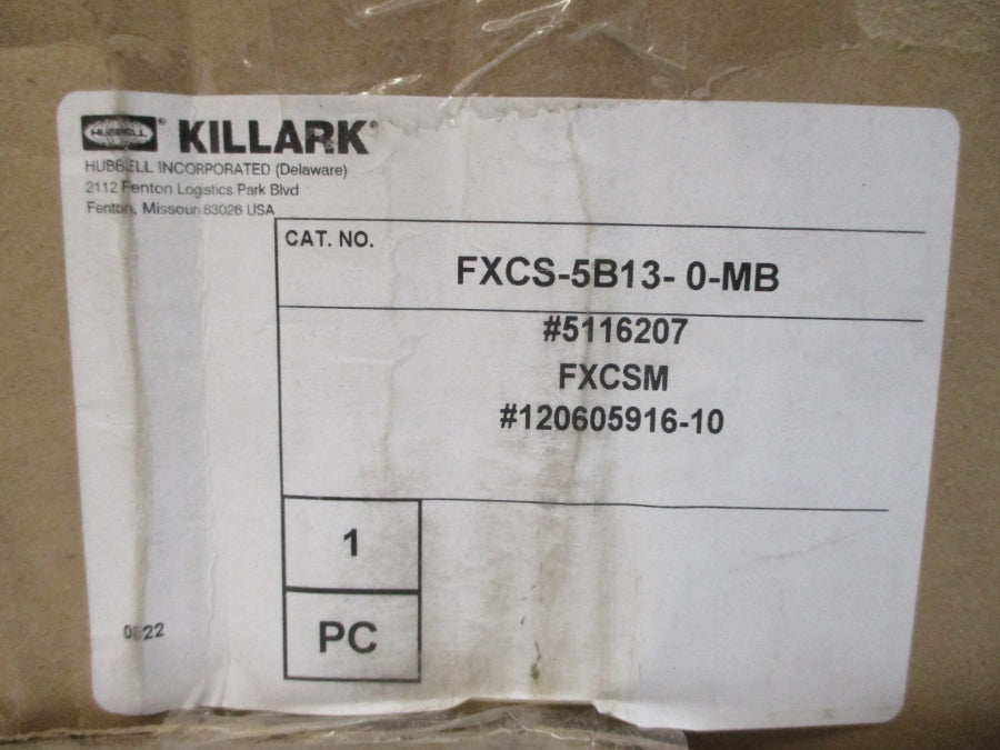 HUBBELL FXCS-5B13-0-MB NSMP