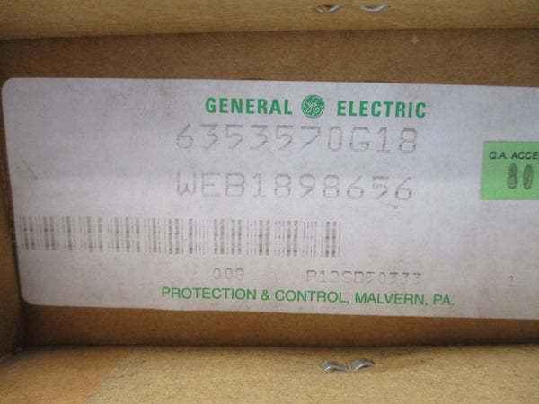 GENERAL ELECTRIC 6353570G18 SB-12 NSMP