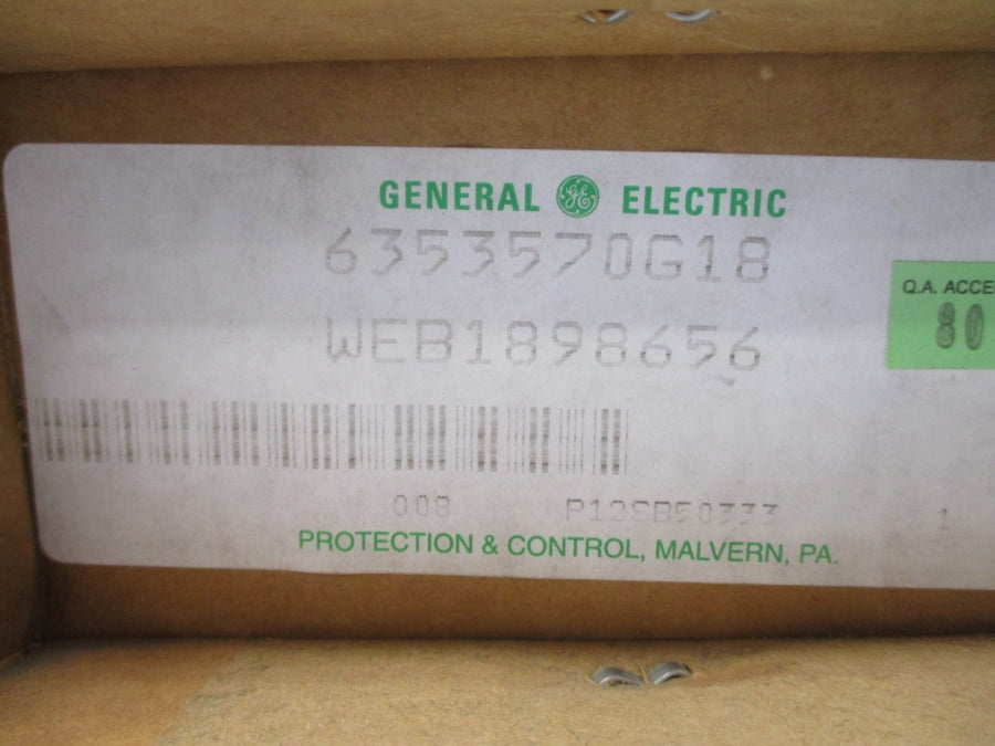 GENERAL ELECTRIC 6353570G18 SB-12 NSMP