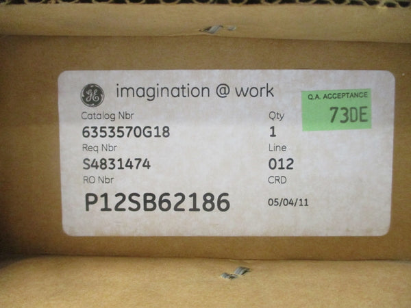 GENERAL ELECTRIC 6353570G18 NSFS