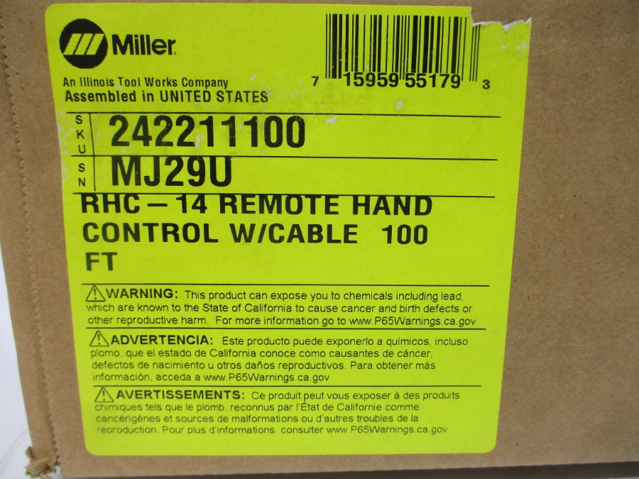 MILLER RHC-14 242211100 100' NSMP