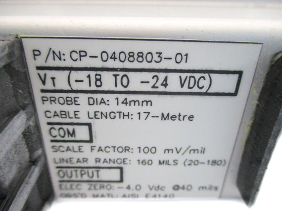 BENTLY NEVADA CP-0408803-01 NSNP