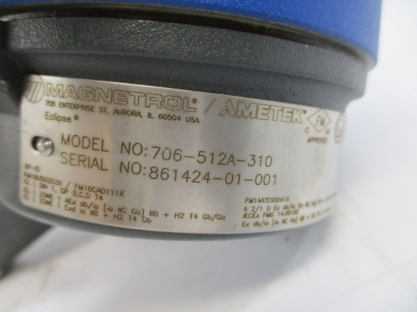MAGNETROL AMETEK 706-512A-310 24-36VDC NSMP