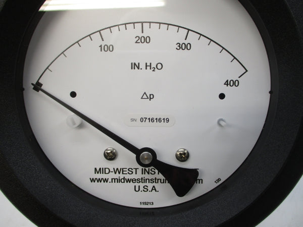 MID-WEST INSTRUMENT 120SC-00-FO 6000PSI 200'F 400INH2O NSNP