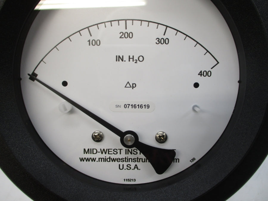 MID-WEST INSTRUMENT 120SC-00-FO 6000PSI 200'F 400INH2O NSNP