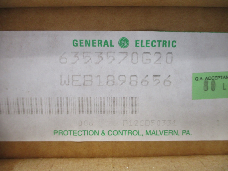 GENERAL ELECTRIC 6353570G20 NSFS