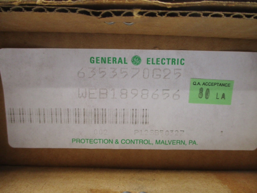 GENERAL ELECTRIC 6353570G25 NSFS