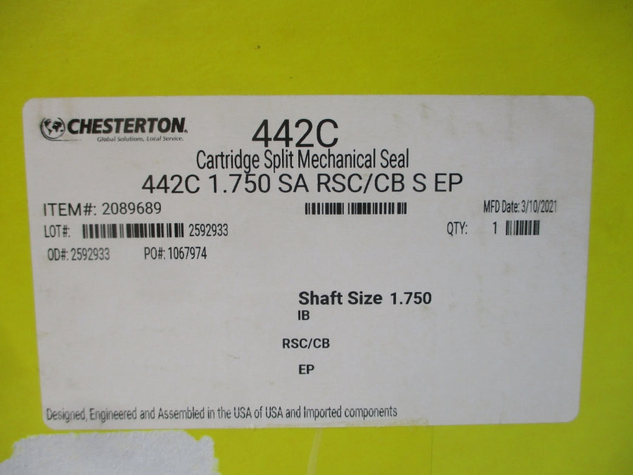 CHESTERTON 2089689 442C 1.750" NSFS