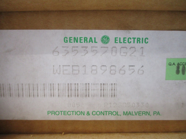 GENERAL ELECTRIC 6353570G21 NSFS