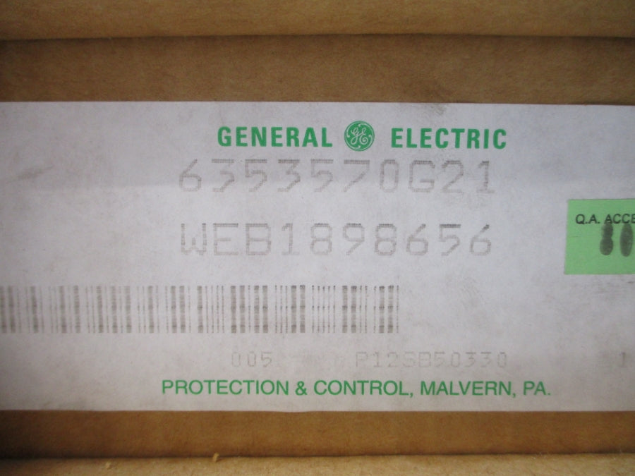 GENERAL ELECTRIC 6353570G21 NSFS