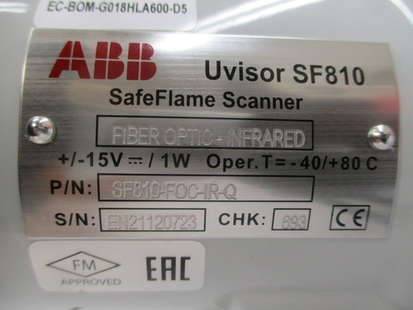 ABB SF810-FOC-IR-Q-C-W 15V NSMP