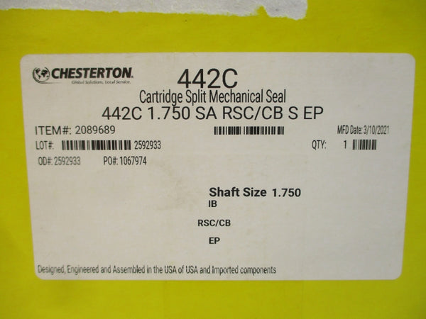 CHESTERTON 2089689 442C 1.750" NSMP