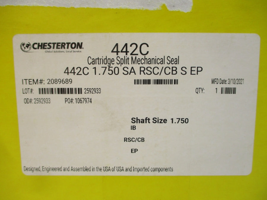 CHESTERTON 2089689 442C 1.750" NSMP