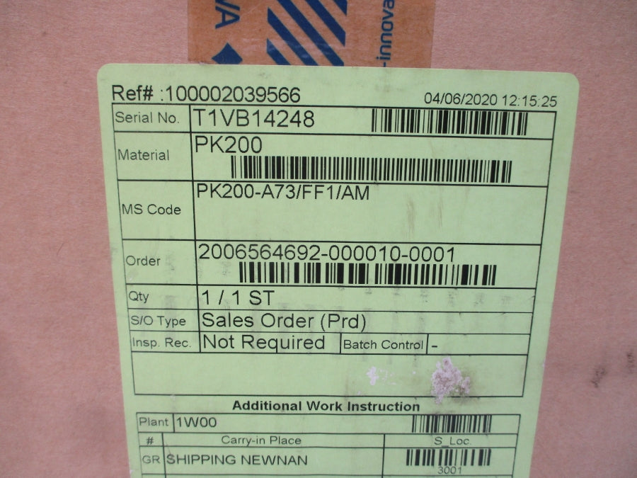 YOKOGAWA PK200-A73/FF1/AM 3-15PSI NSMP