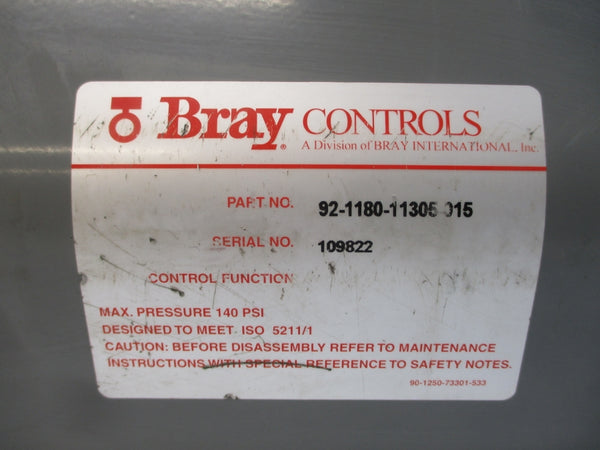 BRAY CONTROLS 92-1180-11305-015 140PSI NSNP