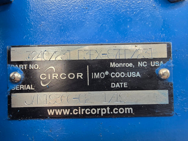 CIRCOR D3EX-87PD/231 3240/231 NSNP